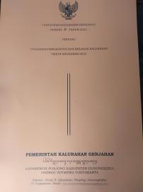 APBKAL KALURAHAN GENJAHAN TAHUN ANGGARAN 2023